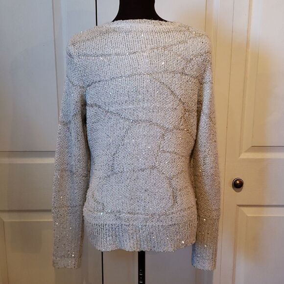 Vera Wang Knitted Glitzy Sweater - Picture 4 of 5